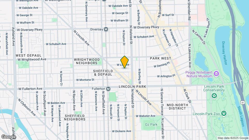 830 W Altgeld St, Unit #GF Map and Location Details