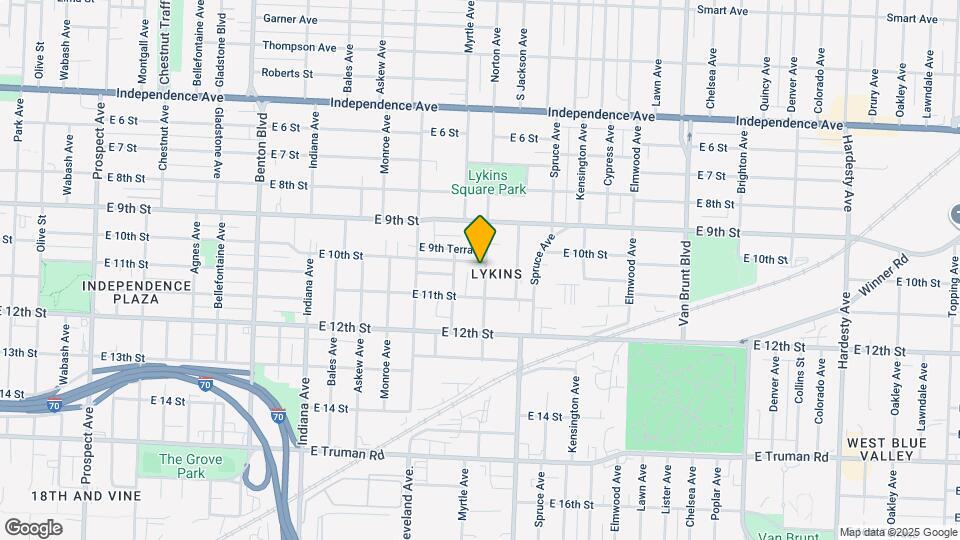 1006 Norton Ave Map and Location Details