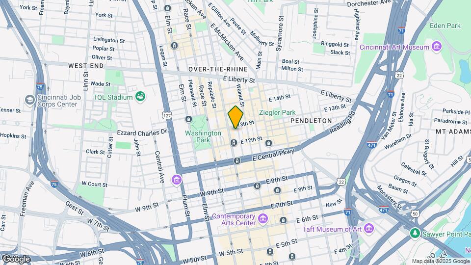 1221 Jackson St Map and Location Details
