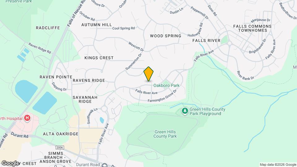 10301 Sorrills Creek Ln Mapa y Detalles de la Ubicación