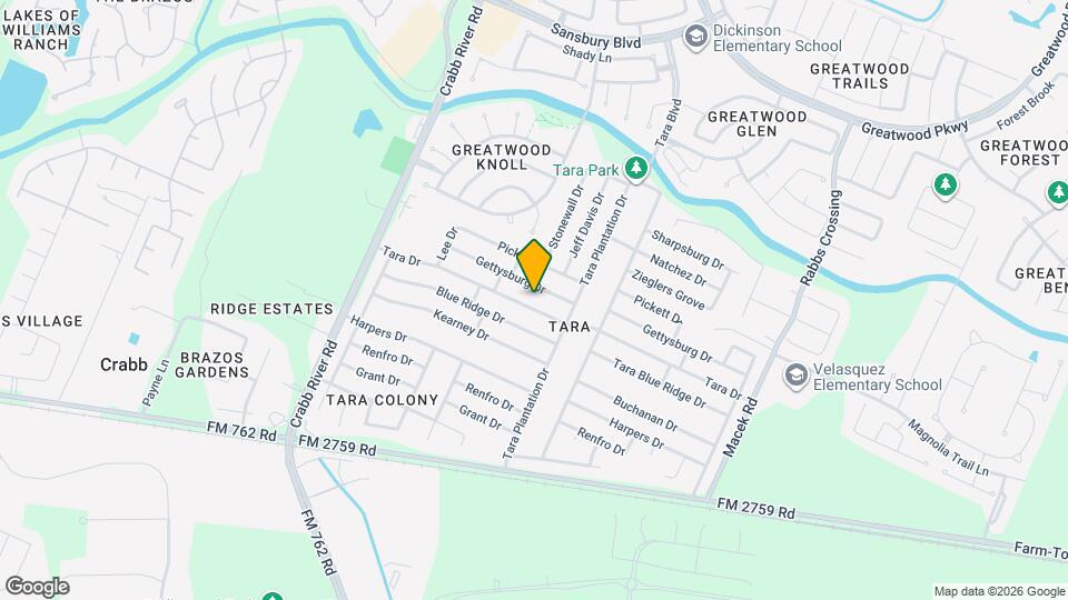 6907 Tara Dr Map and Location Details