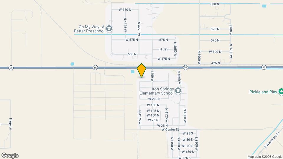 4276 W 300 N Map and Location Details