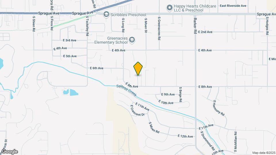 618 S Crescent Ln Map and Location Details