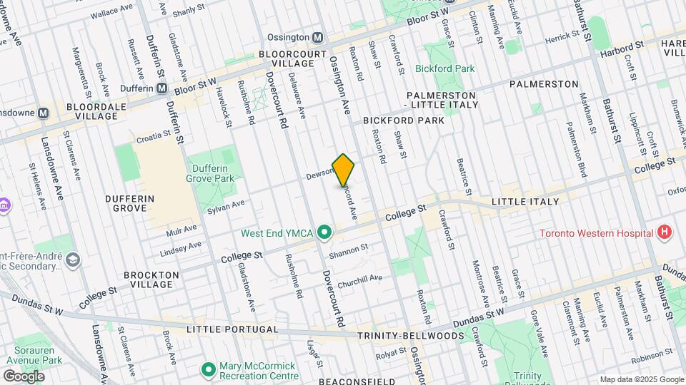 46 Concord Ave Map and Location Details