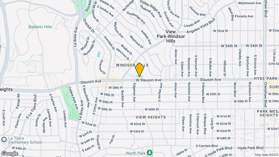 4229 W Slauson Ave Mapa y Detalles de la Ubicación