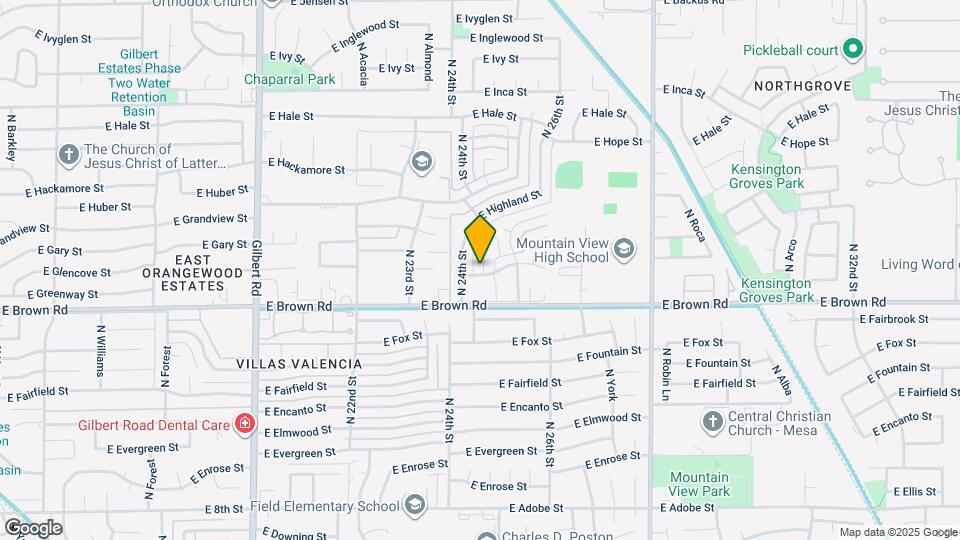 1248 N Gaylord Cir Map and Location Details