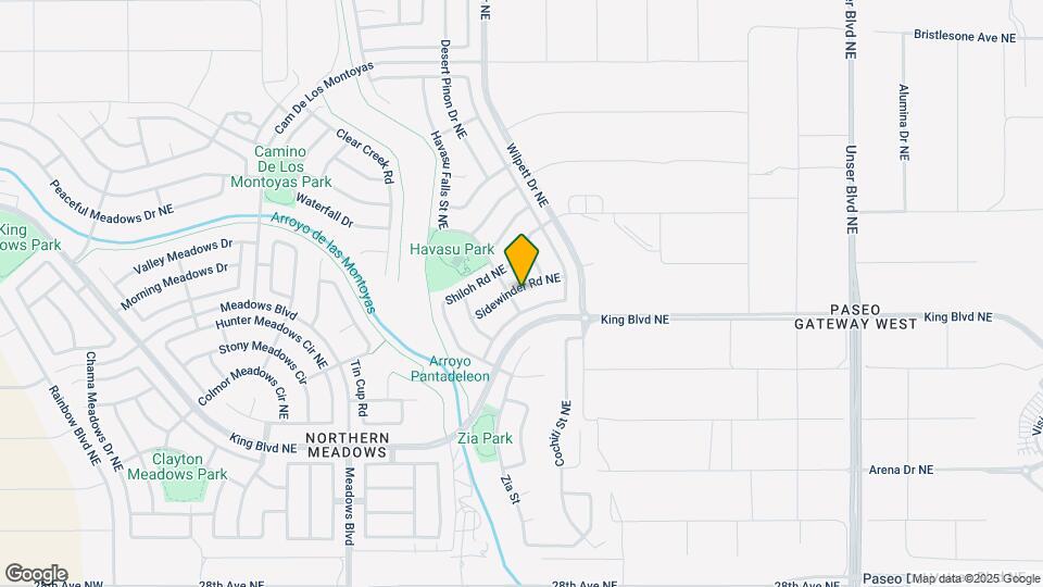 1306 Sidewinder Rd NE Map and Location Details