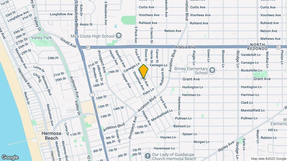 1541 Steinhart Ave Mapa y Detalles de la Ubicación