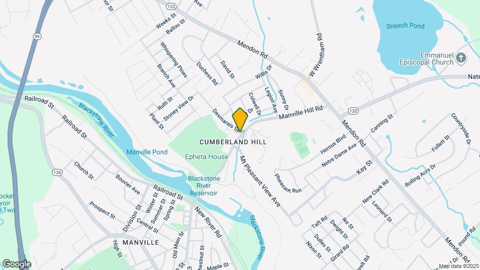 58 Manville Hill Rd, Unit 58A Map and Location Details