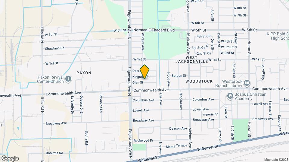 3451 Glen St Map and Location Details