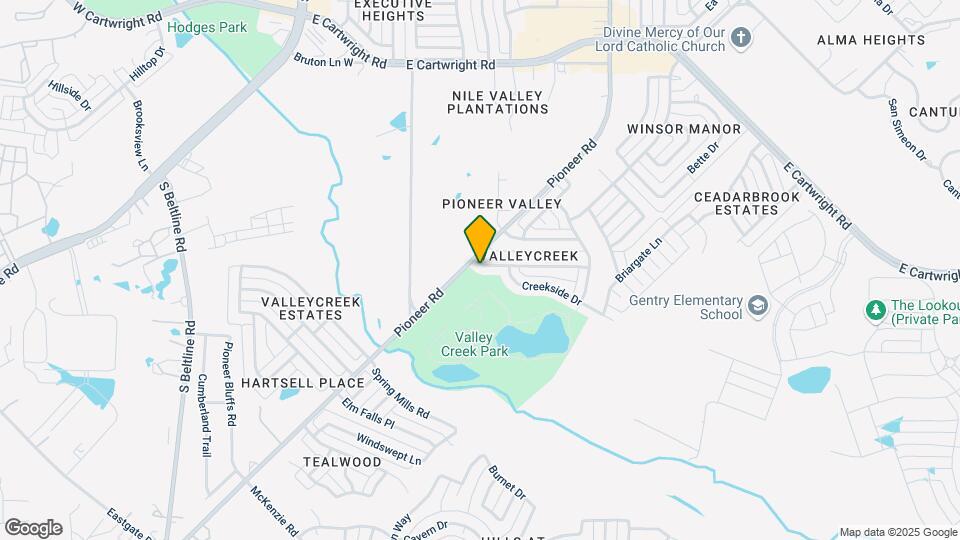 706 Valleycreek Rd Map and Location Details