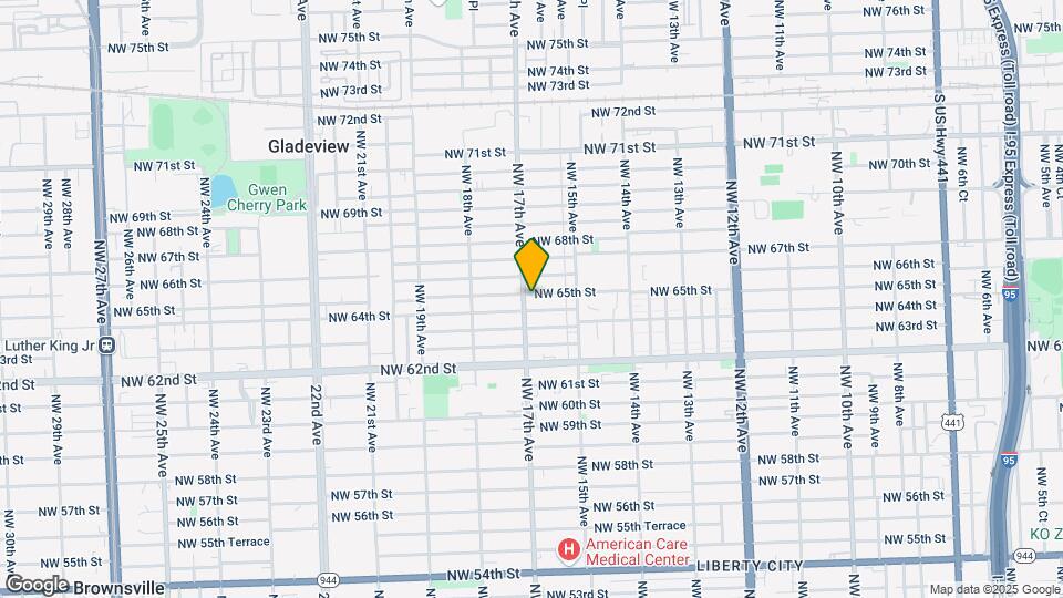 6415 NW 17th Ave Map and Location Details