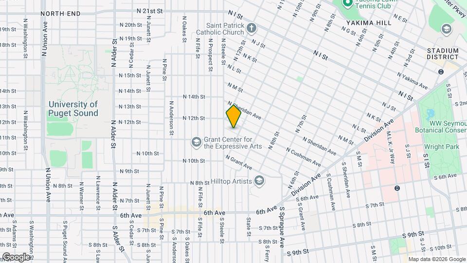 1509 N 10th St, Unit A Map and Location Details