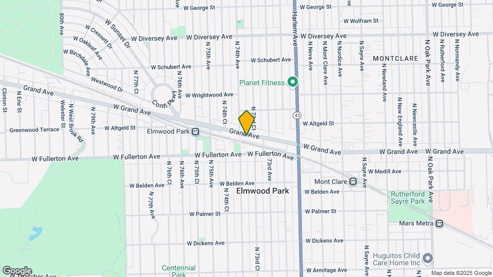 7353 W Grand Ave Map and Location Details