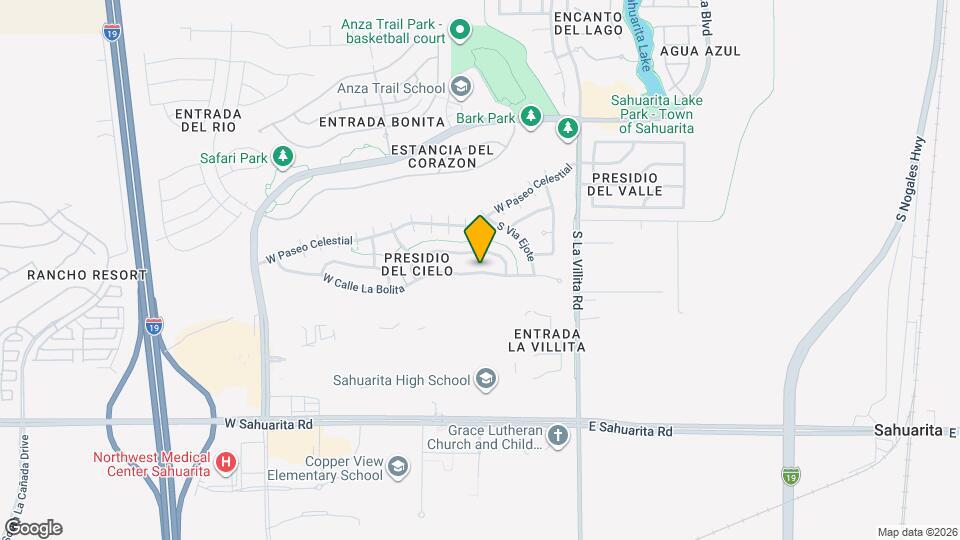 232 W Calle La Bolita Map and Location Details