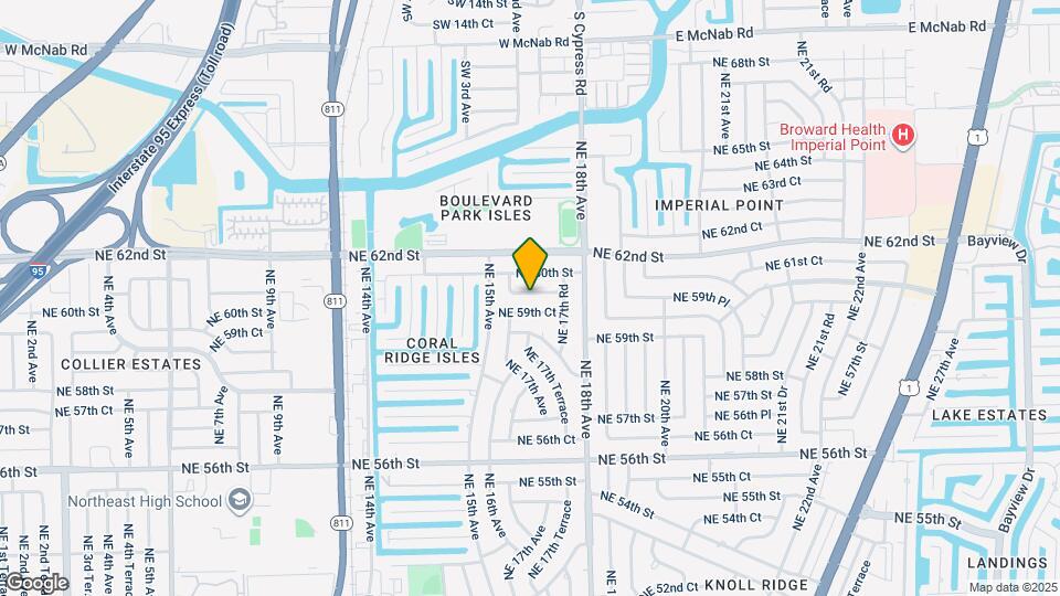 1600 NE 59th Pl Map and Location Details