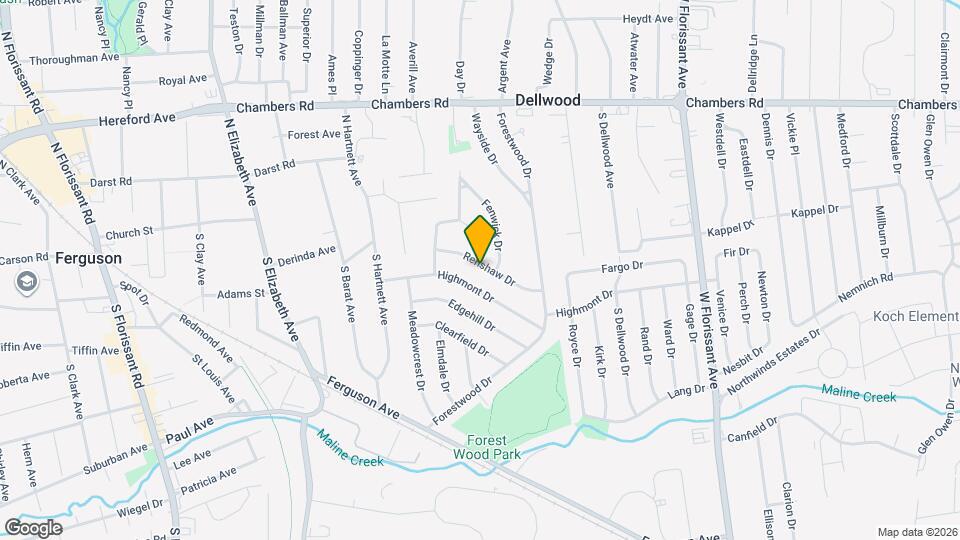 1048 Renshaw Dr Map and Location Details