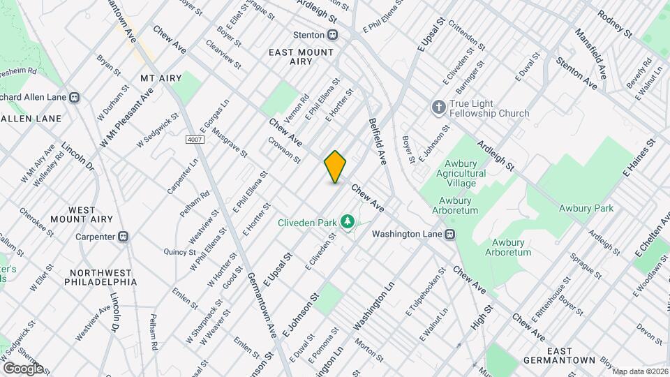 355 E Upsal St Map and Location Details