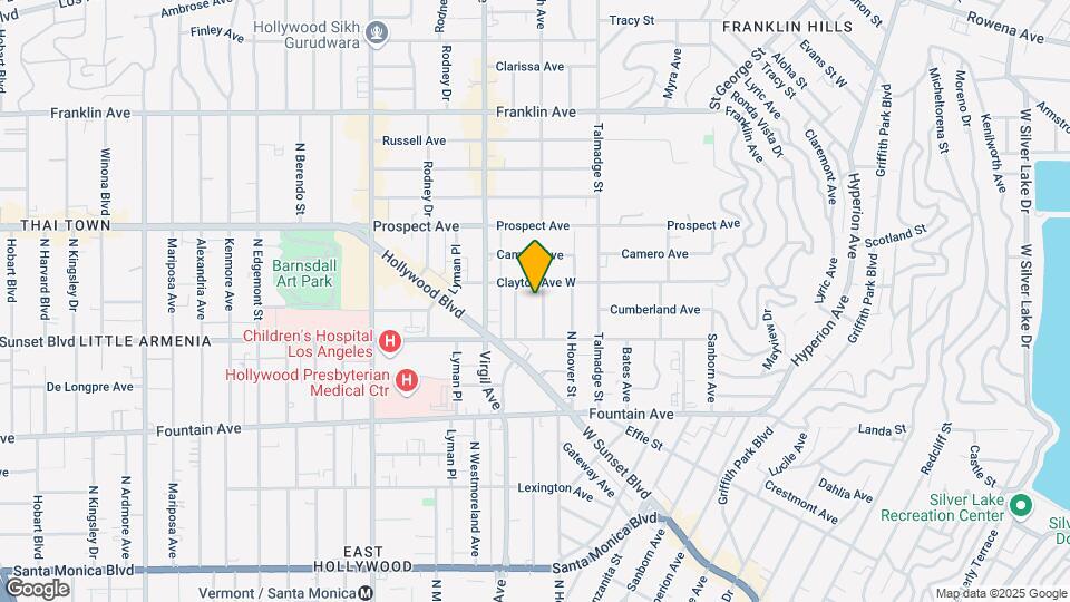 1543 N Commonwealth Ave Mapa y Detalles de la Ubicación