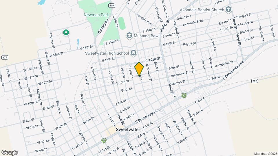 608 Silas St Map and Location Details