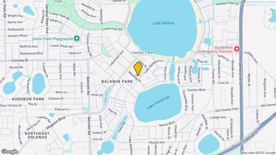 1410 Lake Baldwin Ln Map and Location Details