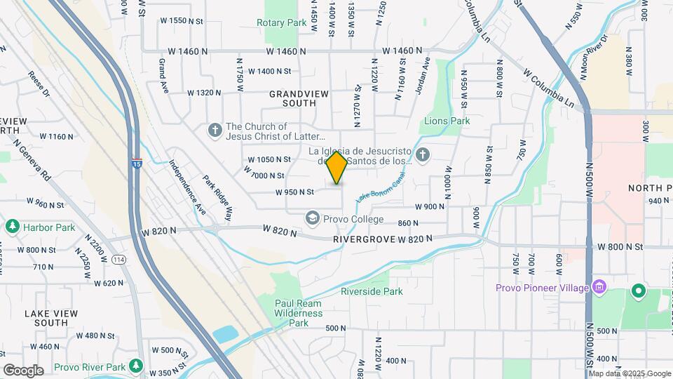 1329 N 950 W St Map and Location Details