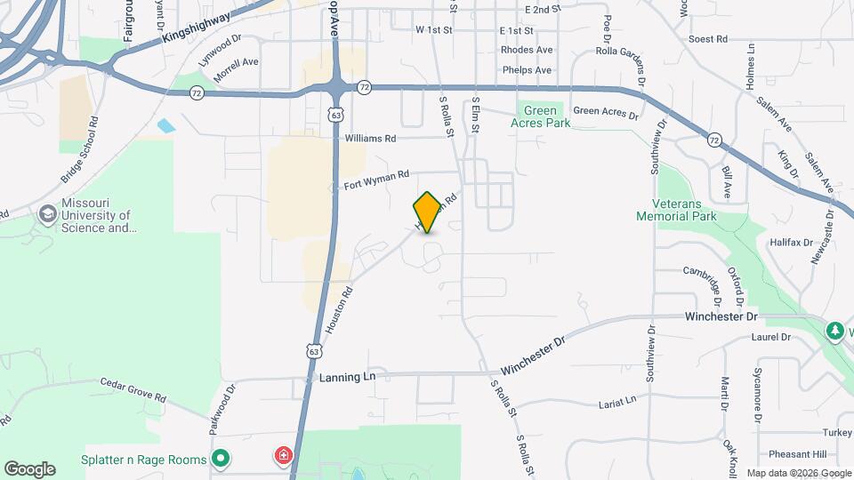 310 Colonial Hills Rd Map and Location Details