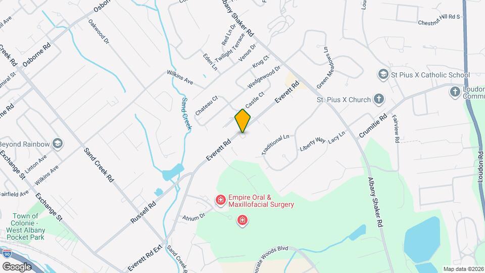 115 Everett Rd, Unit Apartment 1 Mapa y Detalles de la Ubicación