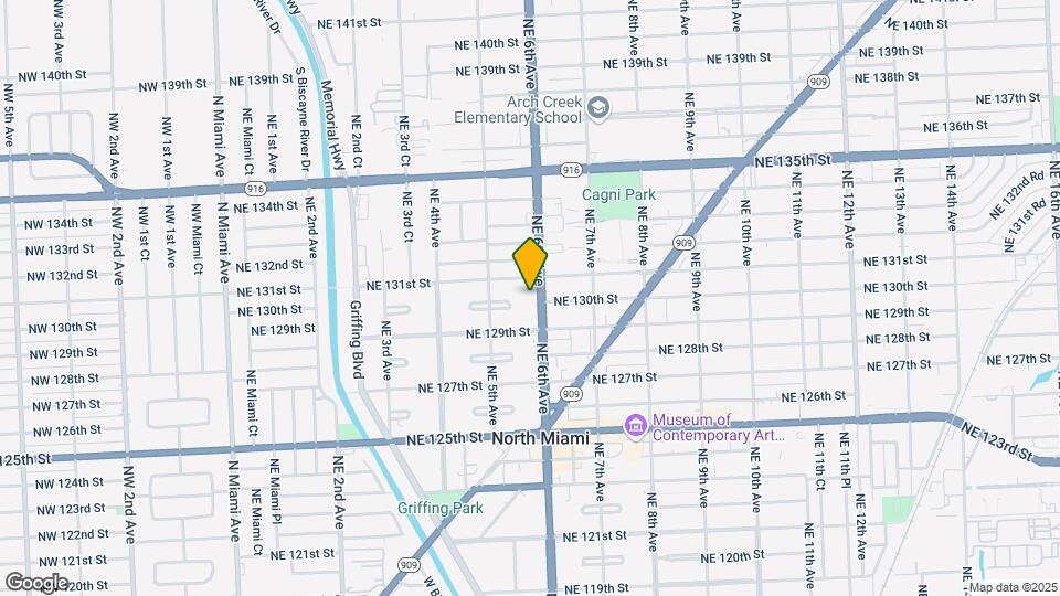 13020 NE 6th Ave Mapa y Detalles de la Ubicación