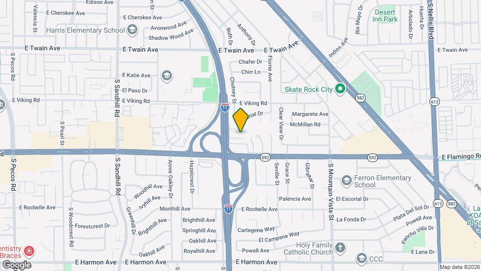 4264 White Sands Ave Map and Location Details