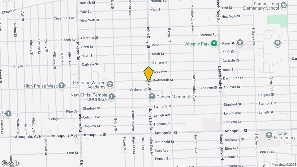 3926 John Daly St Map and Location Details