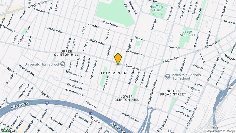 142 Chadwick Ave, Unit 1 Mapa y Detalles de la Ubicación