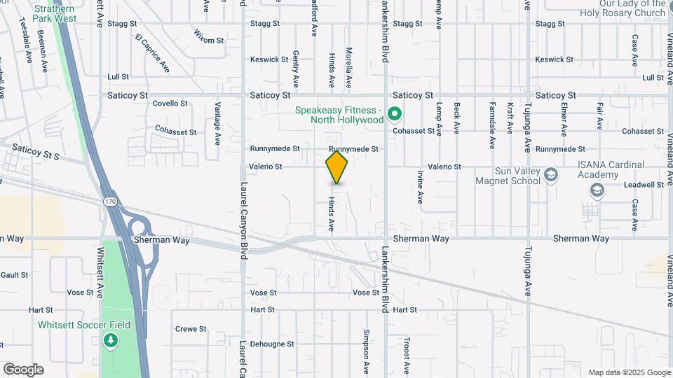 7322 Hinds Ave Mapa y Detalles de la Ubicación