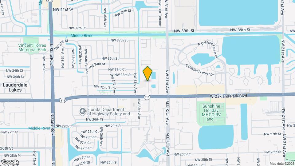 3227 NW 32nd Terrace Map and Location Details