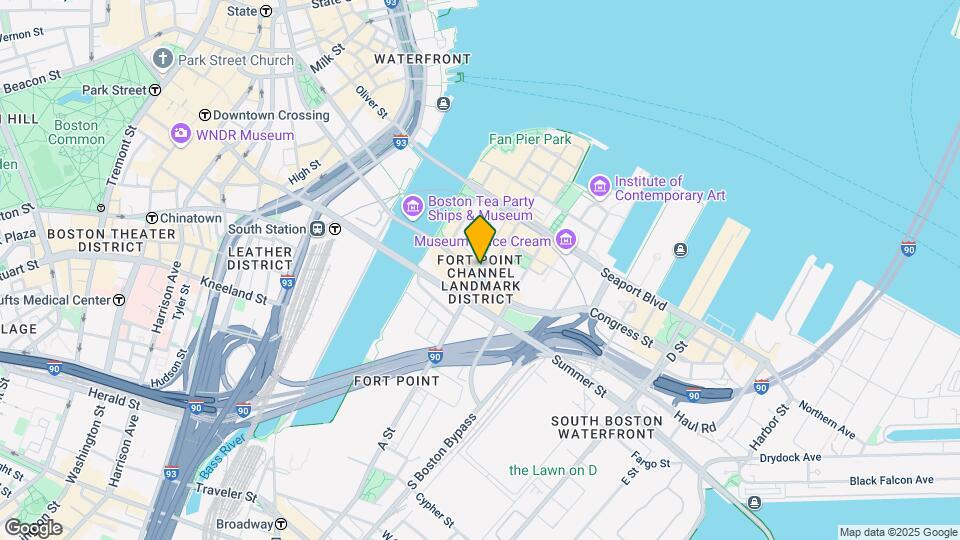 FP3 Lofts & Restaurants @ Fort Point Mapa y Detalles de la Ubicación