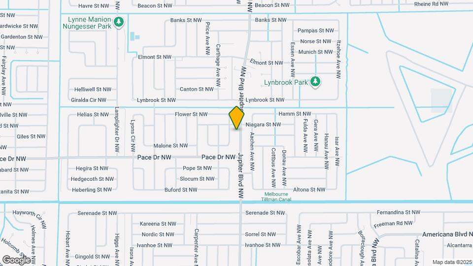 970 Jupiter Blvd NW Map and Location Details