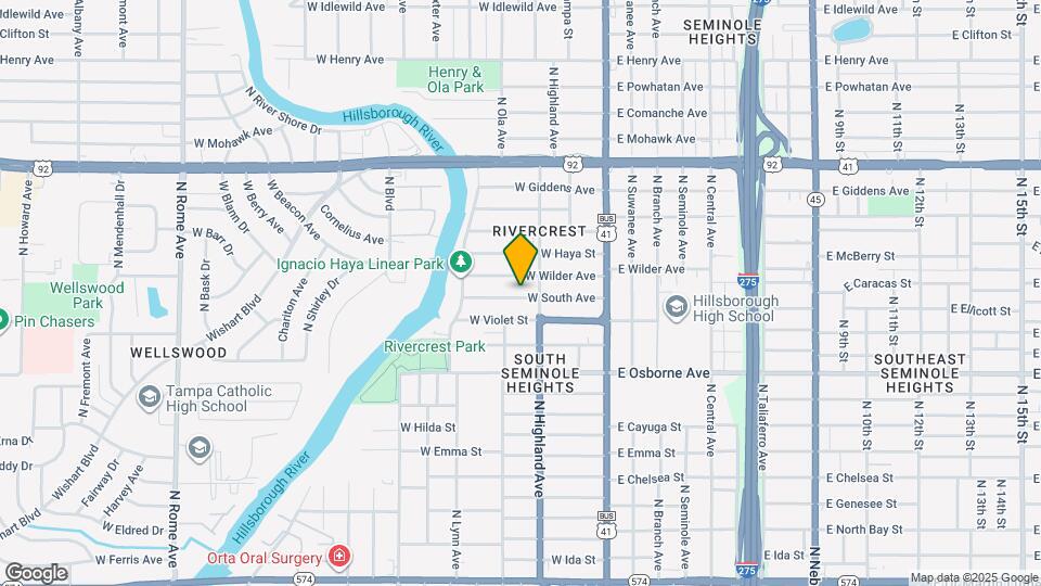 309 W South Ave Map and Location Details