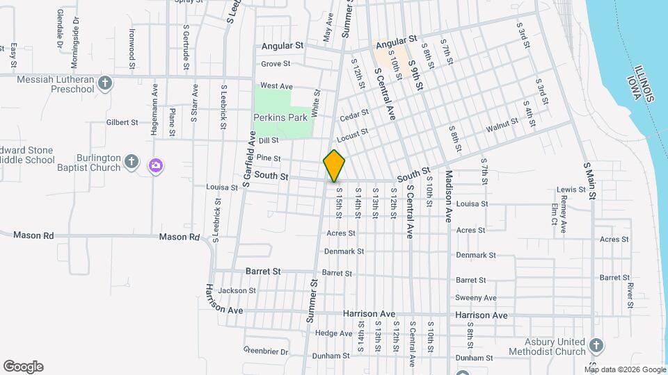 1205 S 15th St Mapa y Detalles de la Ubicación