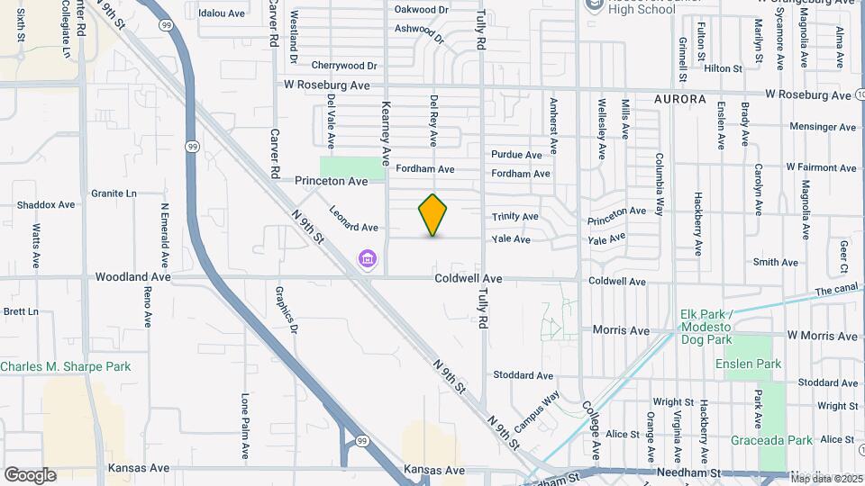 1406 Leonard Ave Map and Location Details