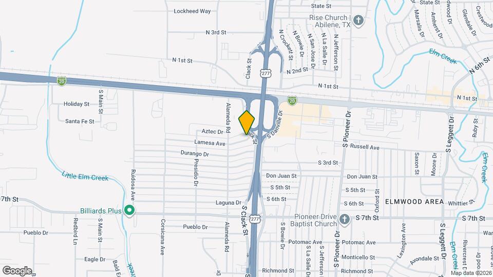 5108 Lamesa Ave Map and Location Details