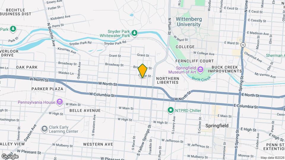 224 N Race St Map and Location Details