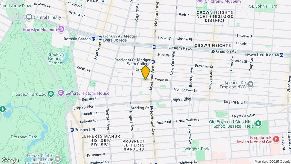 250-270 Crown St Mapa y Detalles de la Ubicación