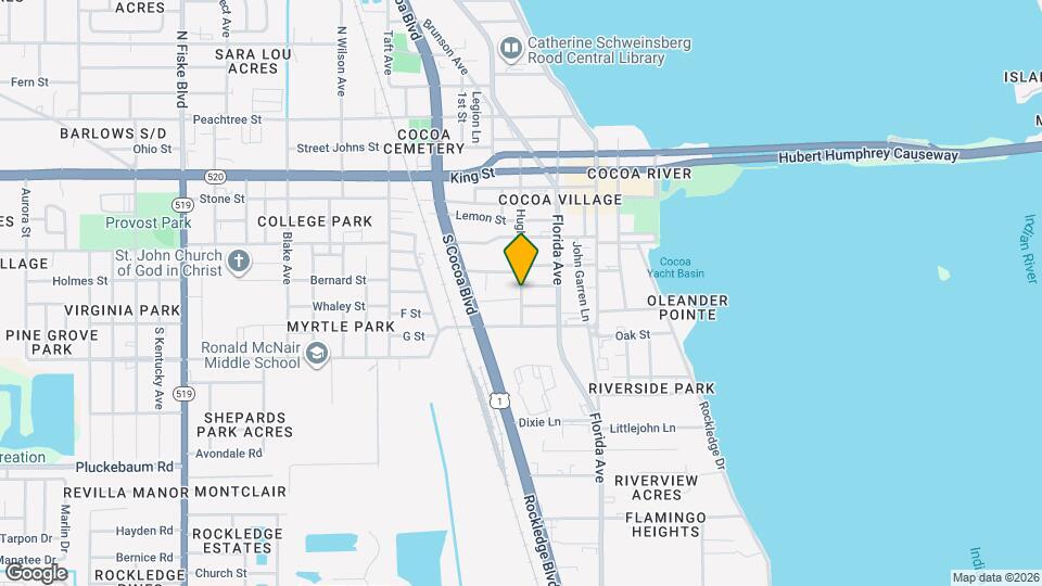 702 Hughlett Ave Map and Location Details