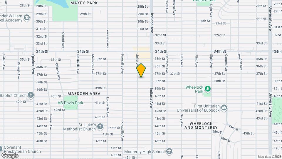 3416 38th St Map and Location Details