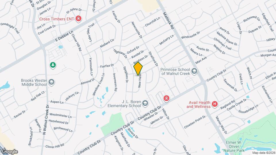 1427 New Haven Dr Map and Location Details