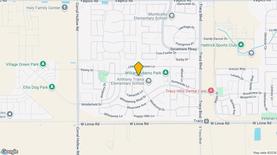 1522 Peony Dr Map and Location Details