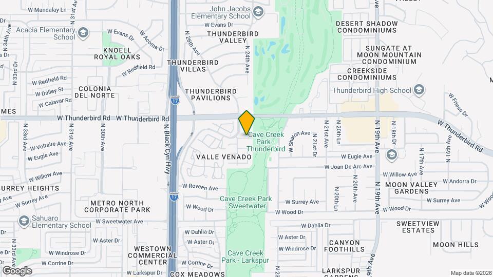 2355 W Voltaire Ave Map and Location Details