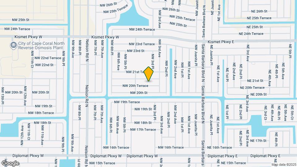 323 NW 20th Terrace Map and Location Details