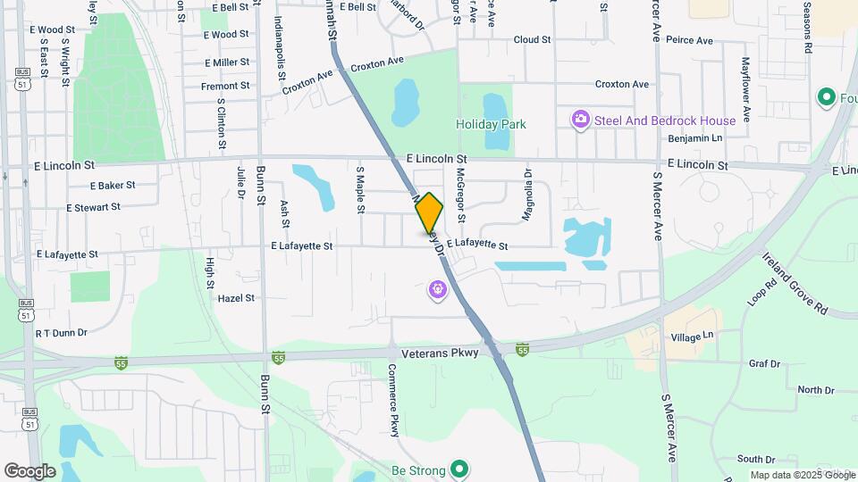 1205 Morrissey Dr, Unit 1 Map and Location Details