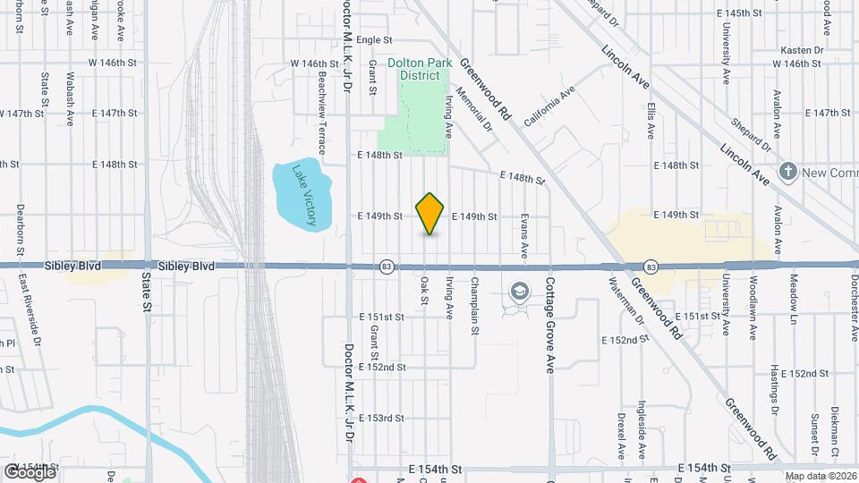 14921 Oak St Map and Location Details